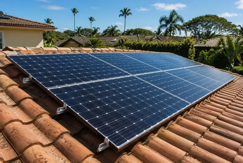 Installation de panneaux solaires à Lachau